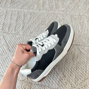 Madewell Court Sneakers in Dark Colorblock Nubuck and Suede women size 7,5